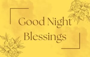 Good Night Blessings